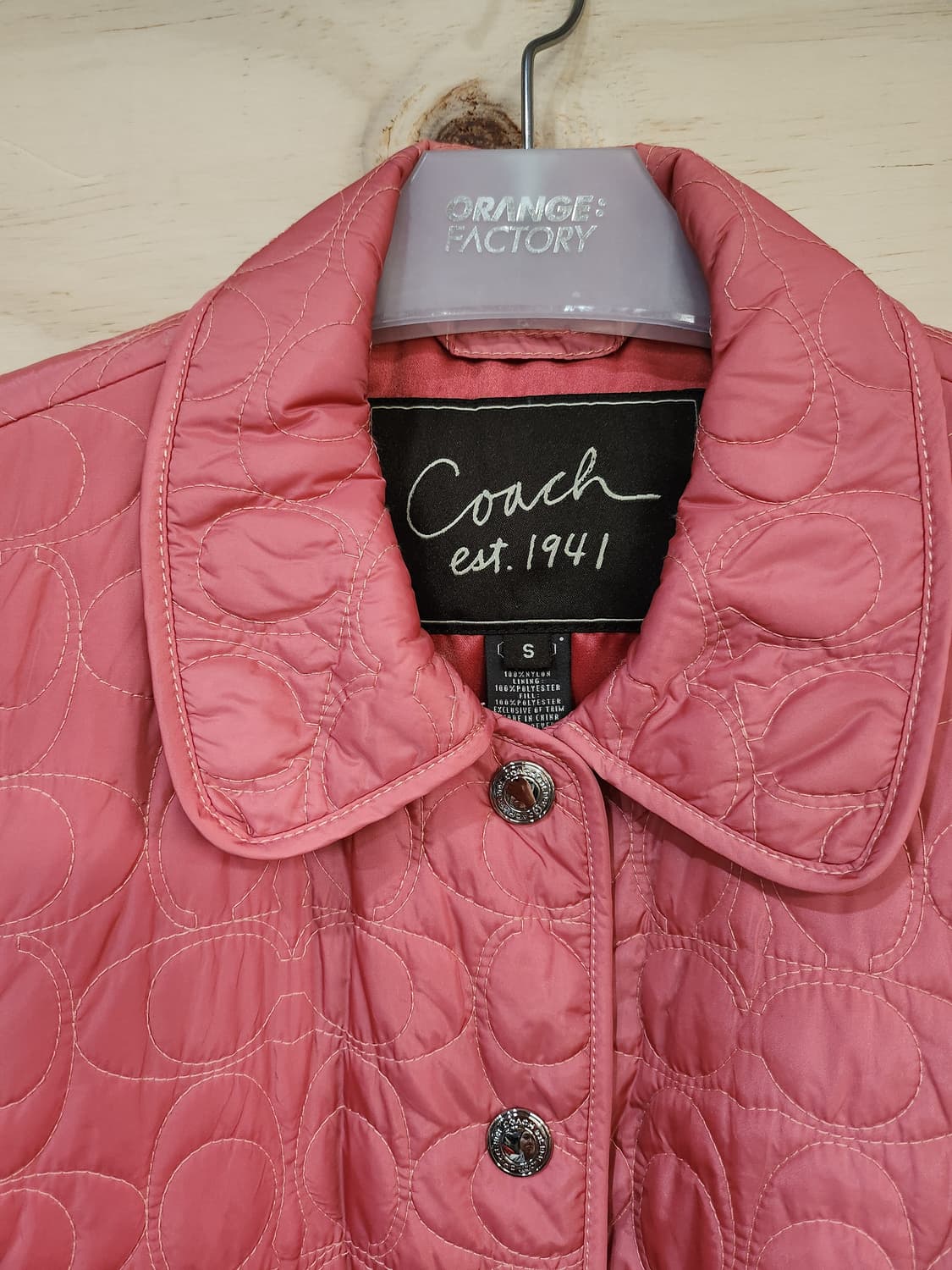 128) 코치 coach 오버사이즈 시그니처 패턴 퀄팅 패딩 상품이미지6