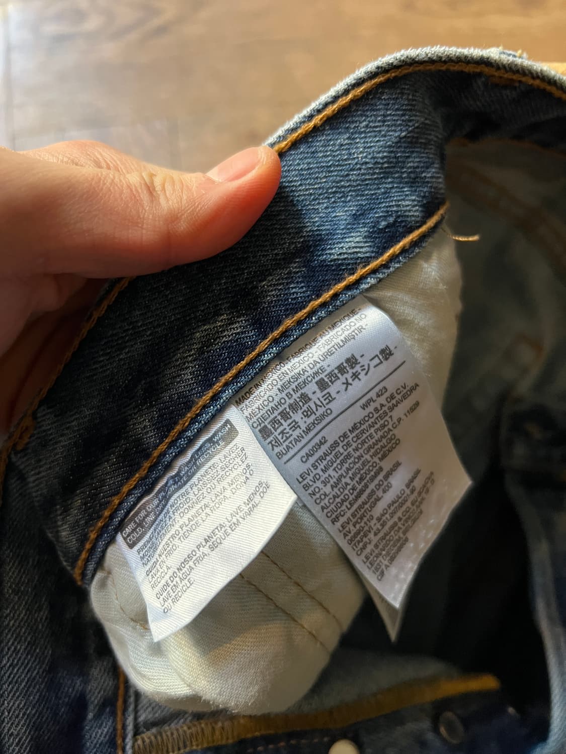 [36]리바이스 501 스트레이트핏 데님 팬츠 상품이미지8