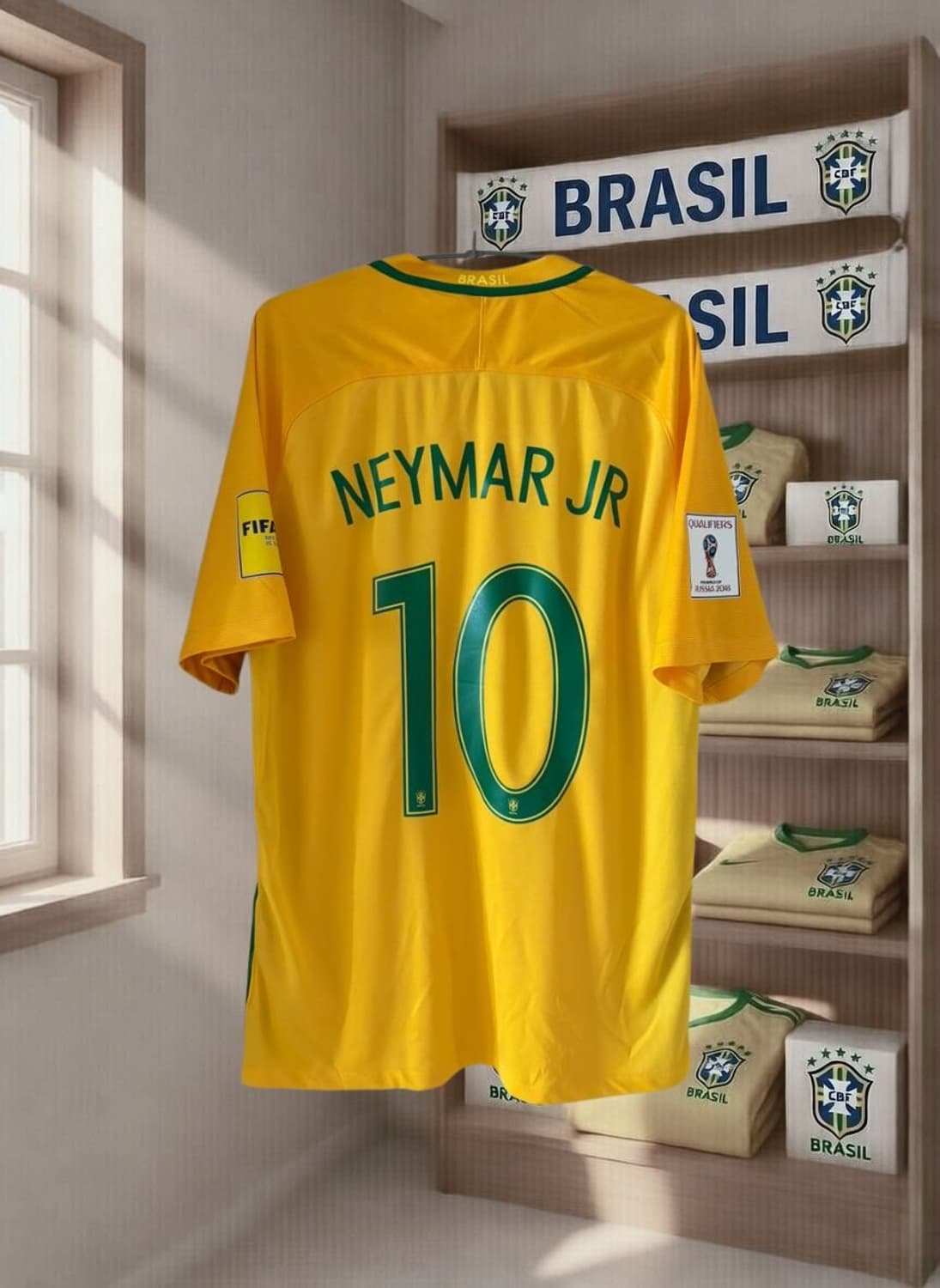 16-18 브라질 홈 네이마르 유니폼 정품 상품이미지2