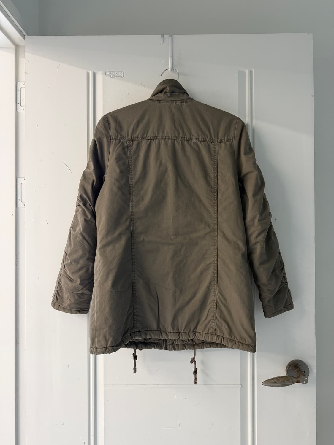 일본빈티지 y2k 카키 셔링점퍼 상품이미지9