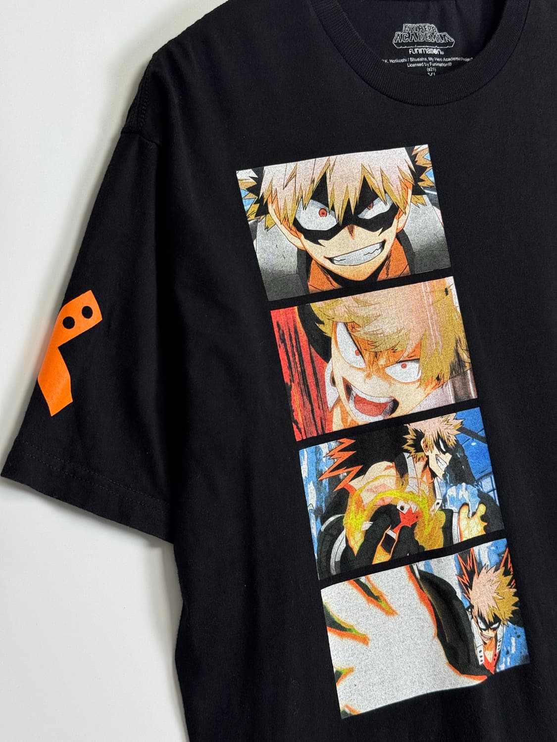 나히아 히로아카 바쿠고 공식 라이센스 반팔 티셔츠 XL 상품이미지1