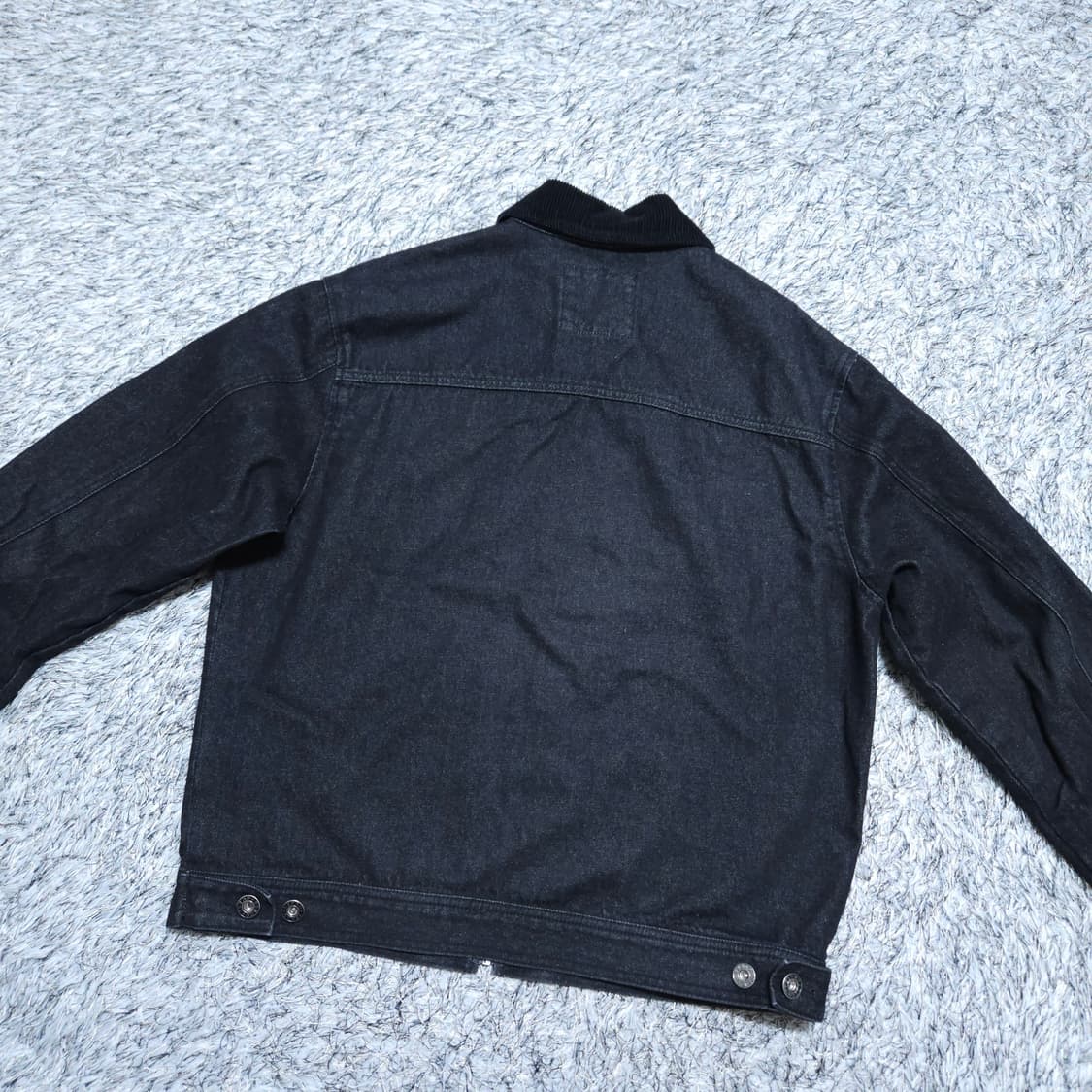 게스) XXL 남자 흑청자켓 데님자켓 / 왕눈이샵 상품이미지5