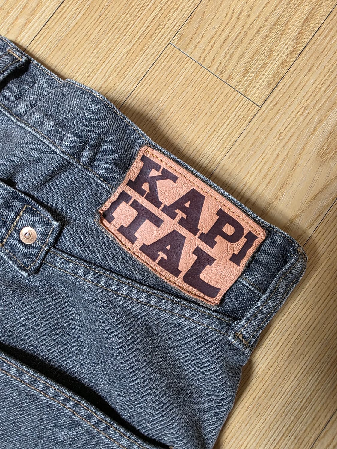 캐피탈 본 데님 멕시칸 턱시도 5P 오카길리 팬츠 블랙 36 사이즈 상품이미지3