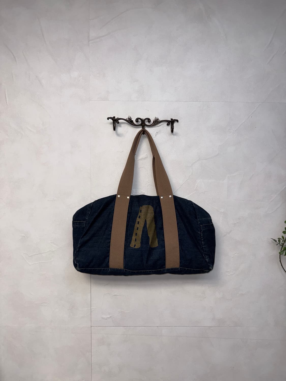 Buckaroo denim lettering boston bag 상품이미지3