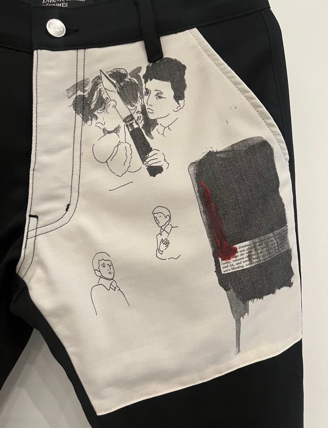 ERD 20ss Skinny Wool Patch Trouser 상품이미지5