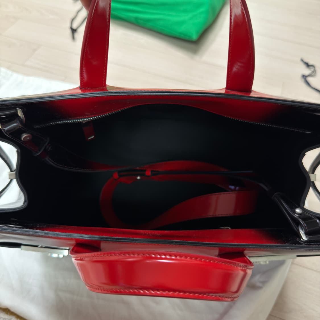 Ferragamo 페레가모 레더 토트백 새상품 상품이미지6