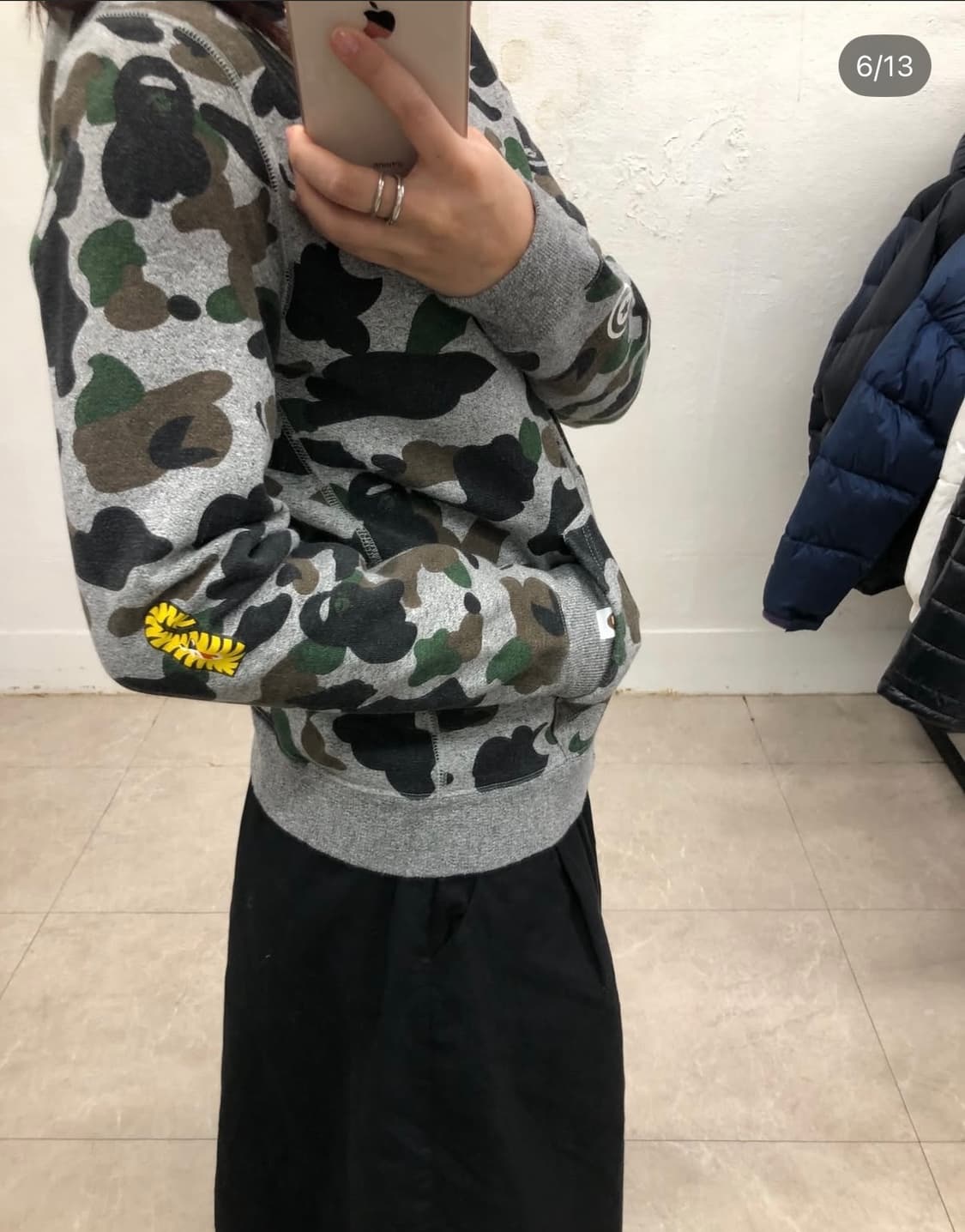 딱붙핏!!—베이프 PONR 샤크 후드 상품이미지6