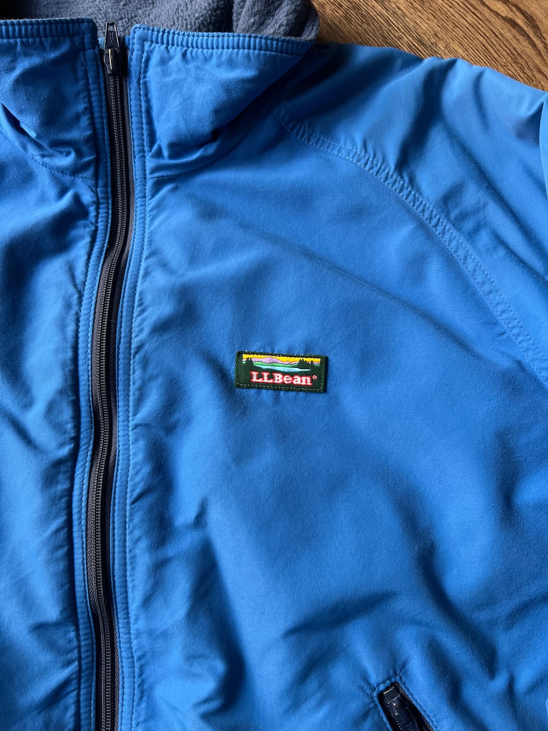 [XL]90's 엘엘빈 Made in USA 나일론 쉘드 웜업 자켓 상품이미지3