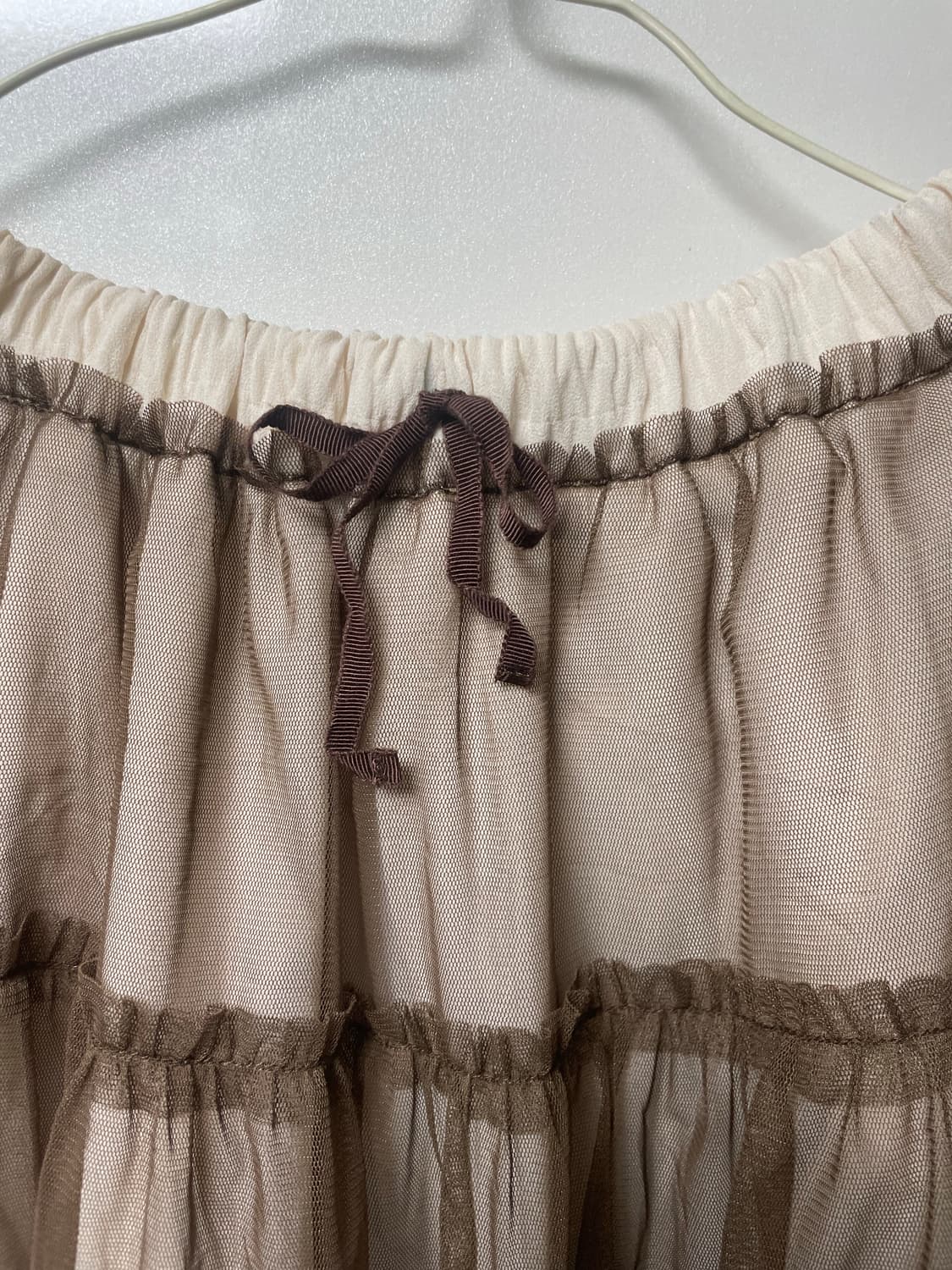 빈티지 브라운 초코 쉬폰레이스 캉캉 원피스 모리걸 로리타 상품이미지2