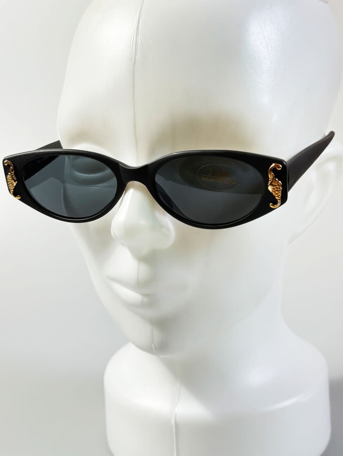 90s 일본제 맷블랙 볼드 스퀘어 빈티지 선글라스 상품이미지8