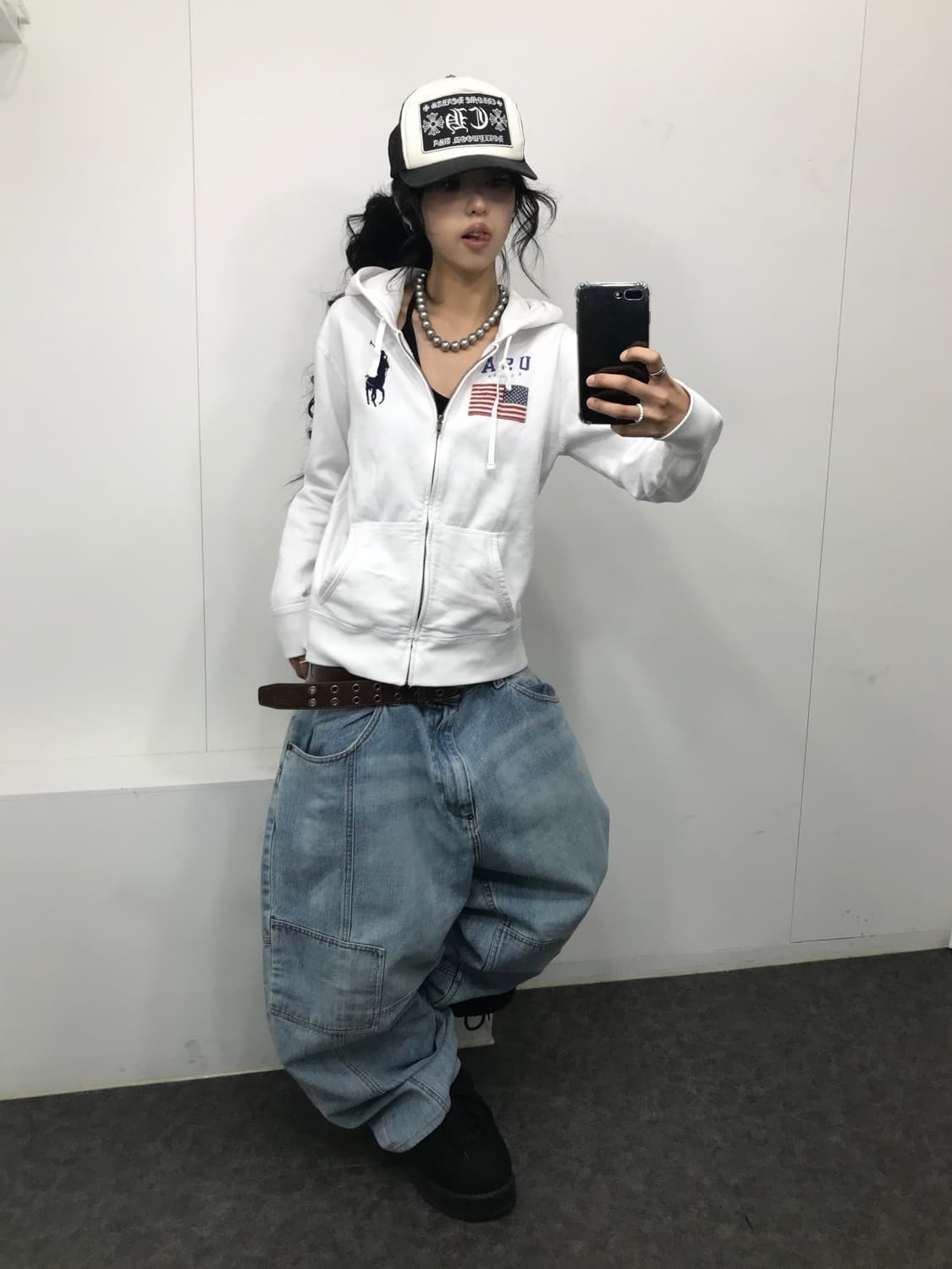 Polo Big Pony Hood Zip-Up 상품이미지3