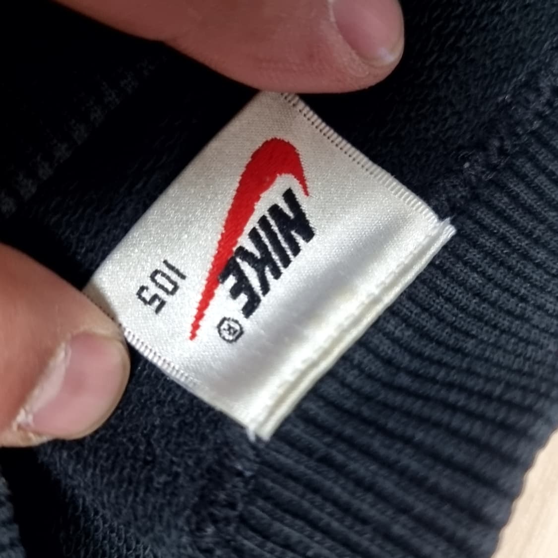 80-90s 국내제작 나이키 에어 맨투맨 네이비 빈티지(105) 상품이미지4