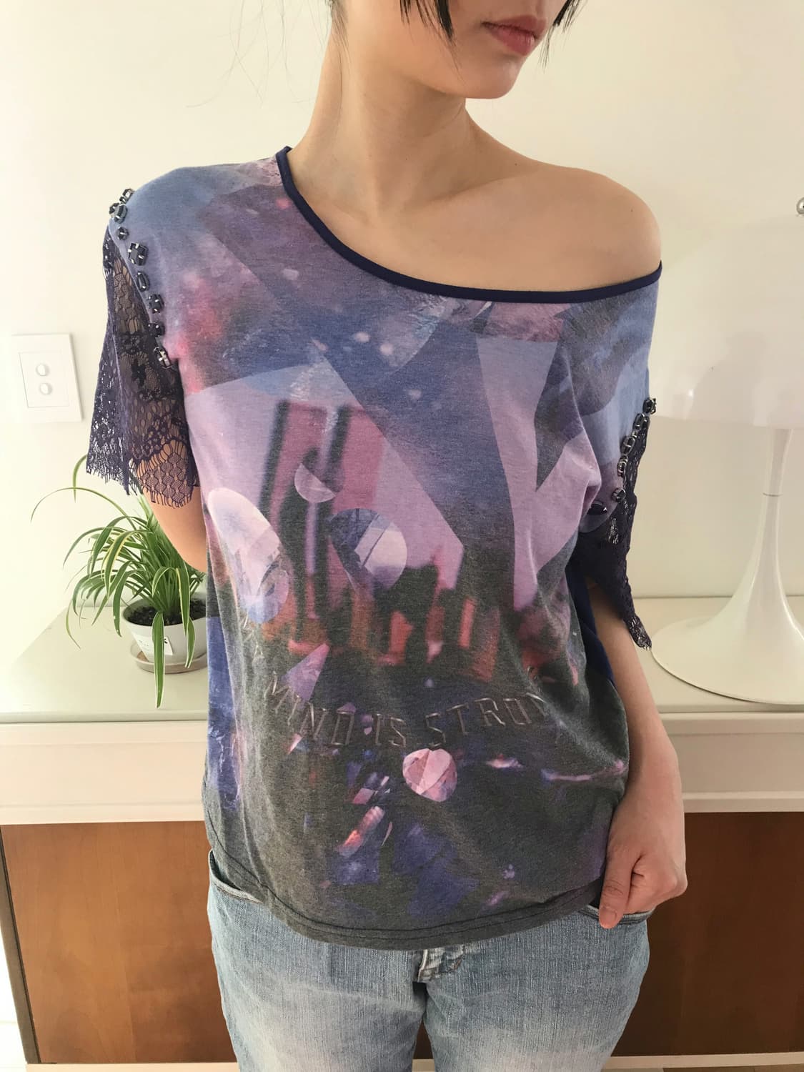 vintage pattern lace top 상품이미지4