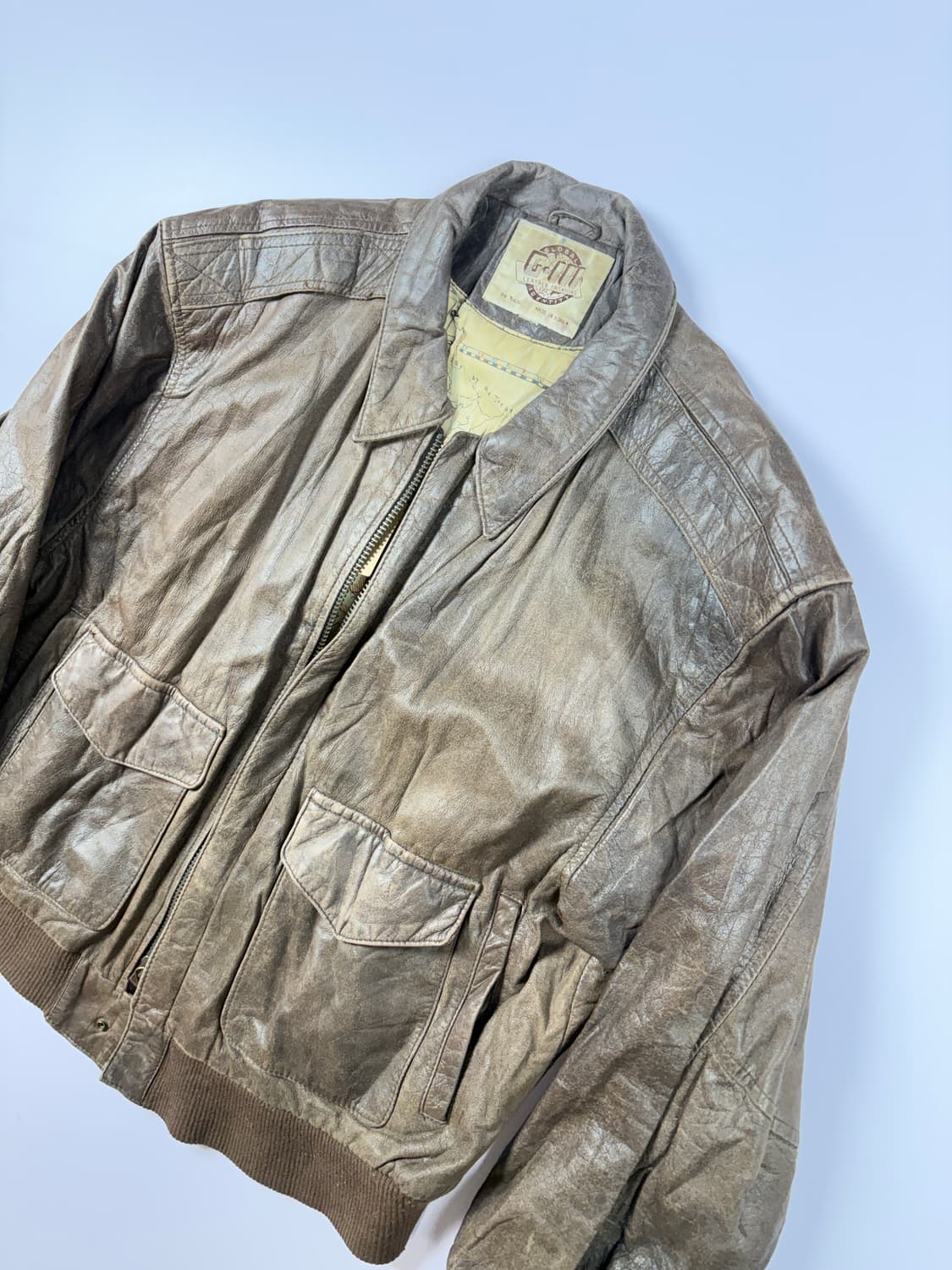 레더 항공자켓 상품이미지2