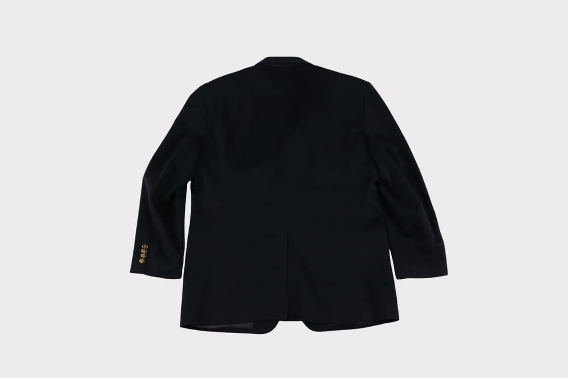 [L] 아쿠아스큐텀 캐시미어 20% 금장 블레이저 자켓 상품이미지8