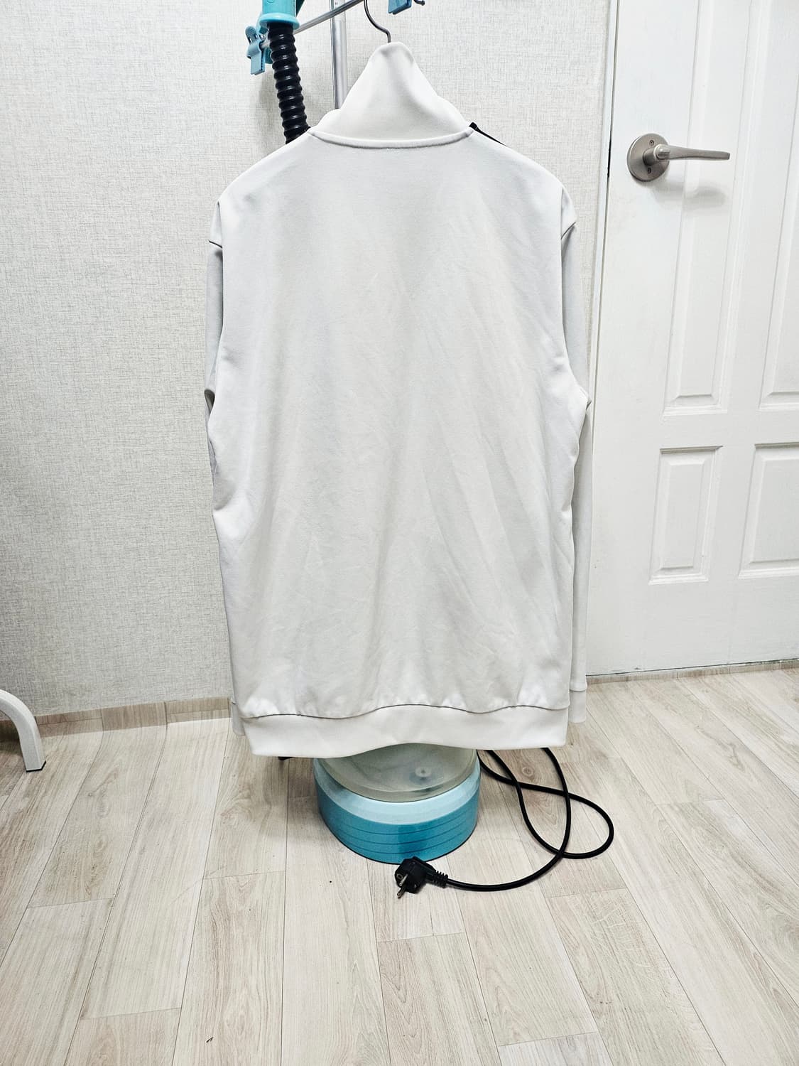 (105)XL☆우주매물☆ 아디다스 베켄바우어 2중지퍼 [흰검] 트랙탑져지 상품이미지6