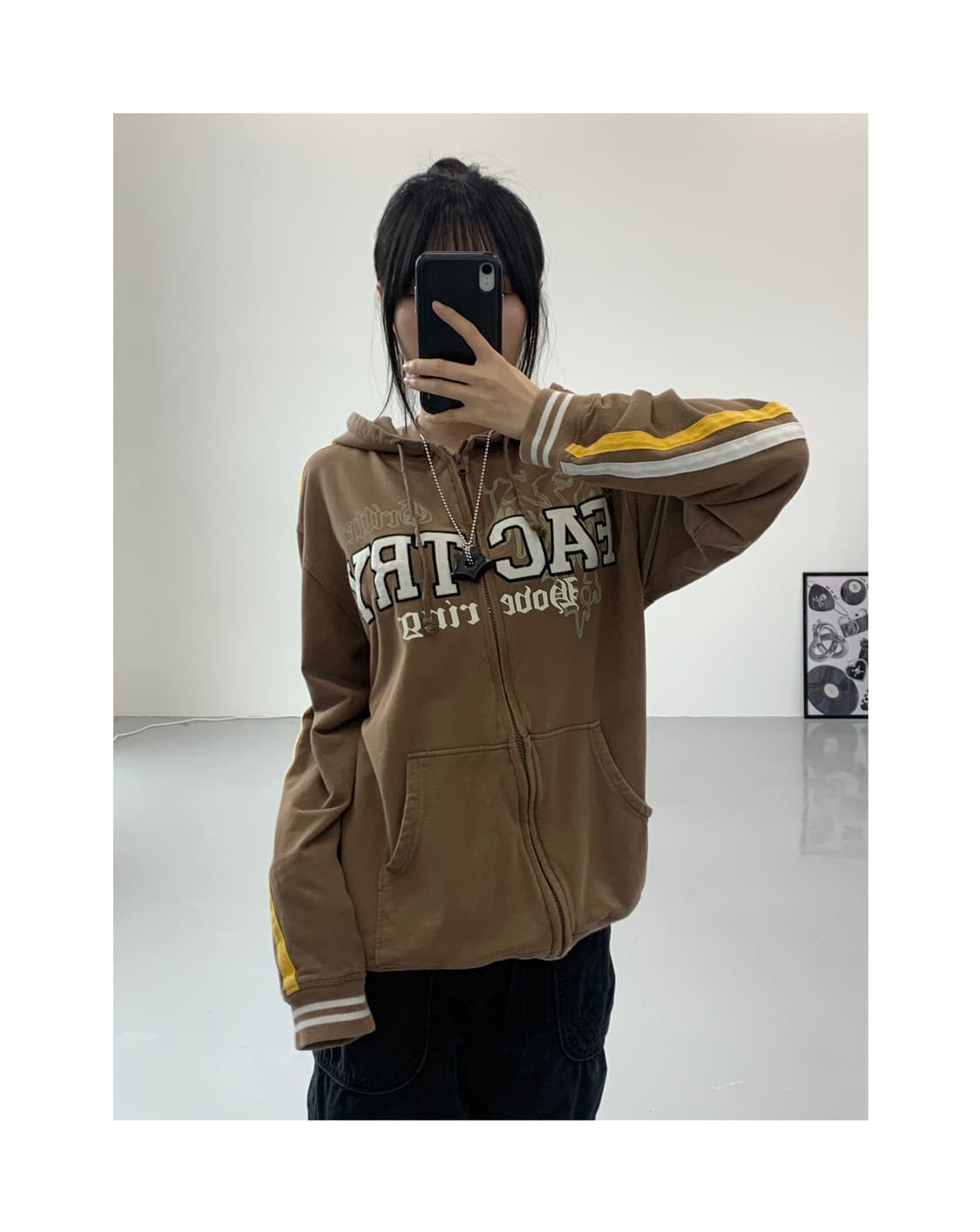 Factory Y2k GraphicZip Up Hoodies 상품이미지1
