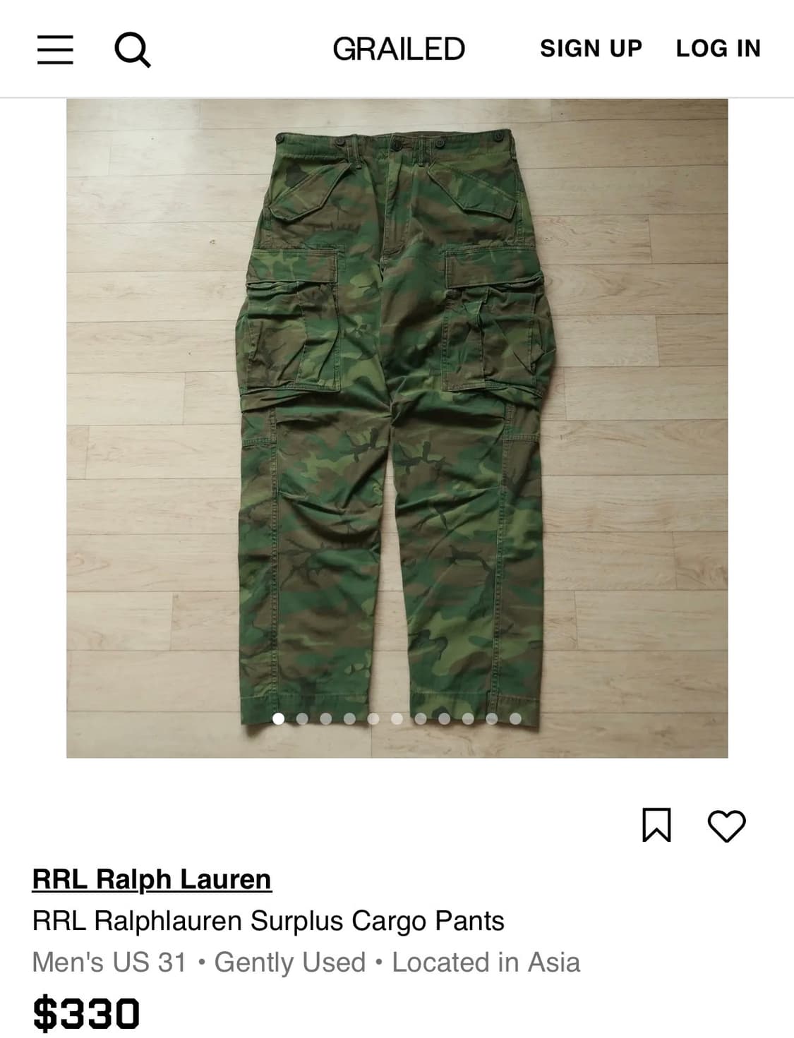 60s Vietnam ERDL Ripstop Trousers M/R 상품이미지7