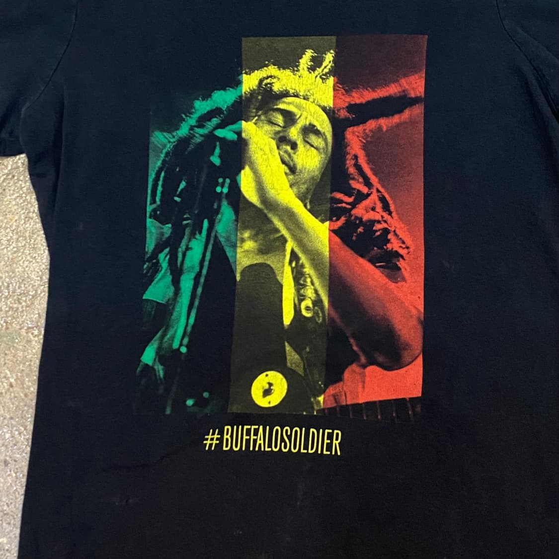 미국 빈티지 밥말리 프린팅 락티셔츠 반팔티 상품이미지2