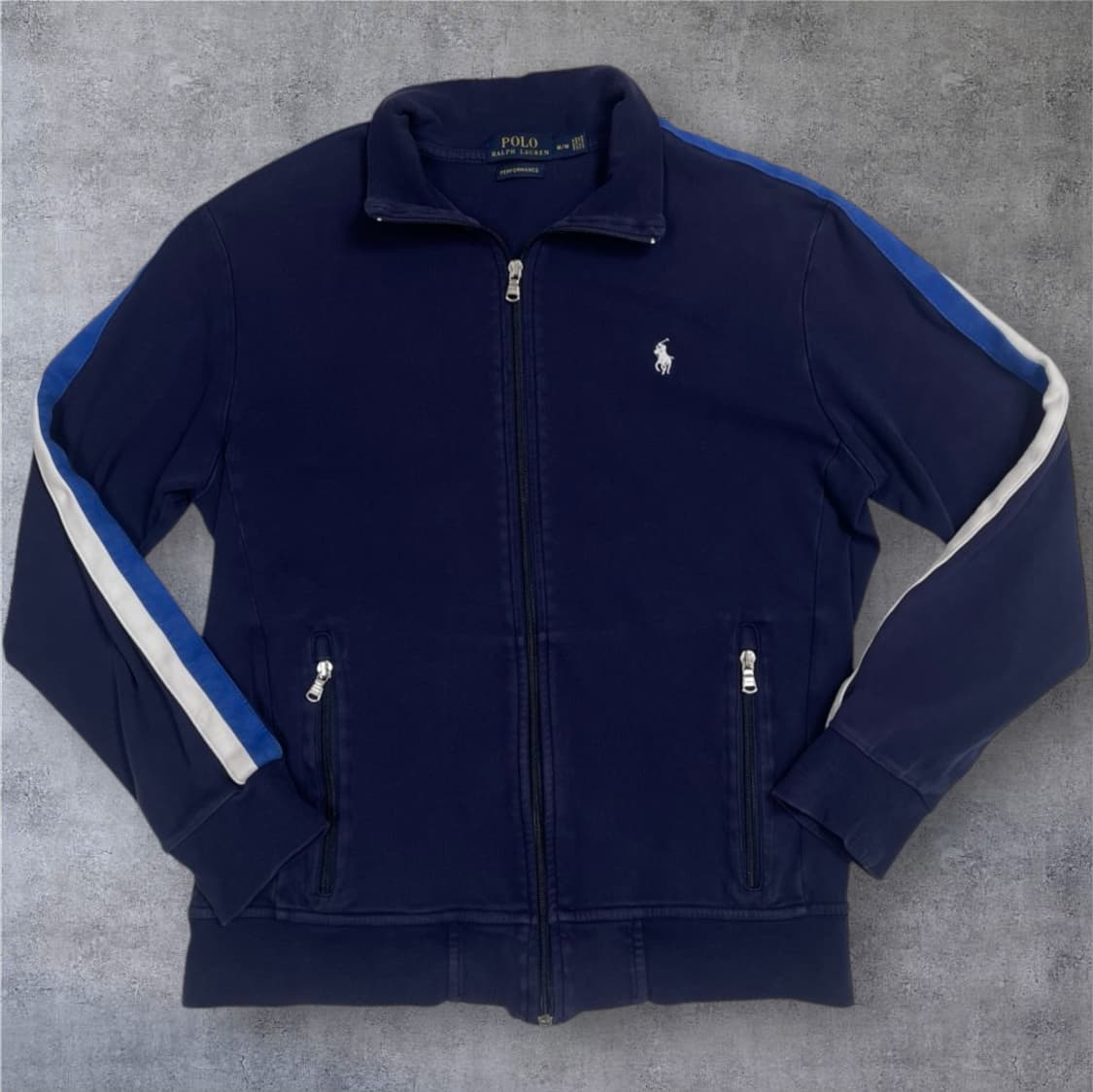 폴로 랄프로렌  네이비 퍼포먼스 코튼 집업 자켓 M (공용추천) 상품이미지1