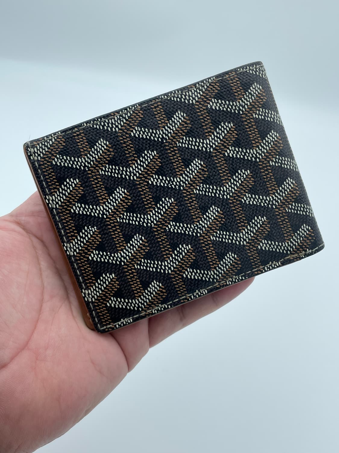 [ 정품 ] 고야드 빅투와르 반지갑 블랙 탄, 최저가 상품이미지2