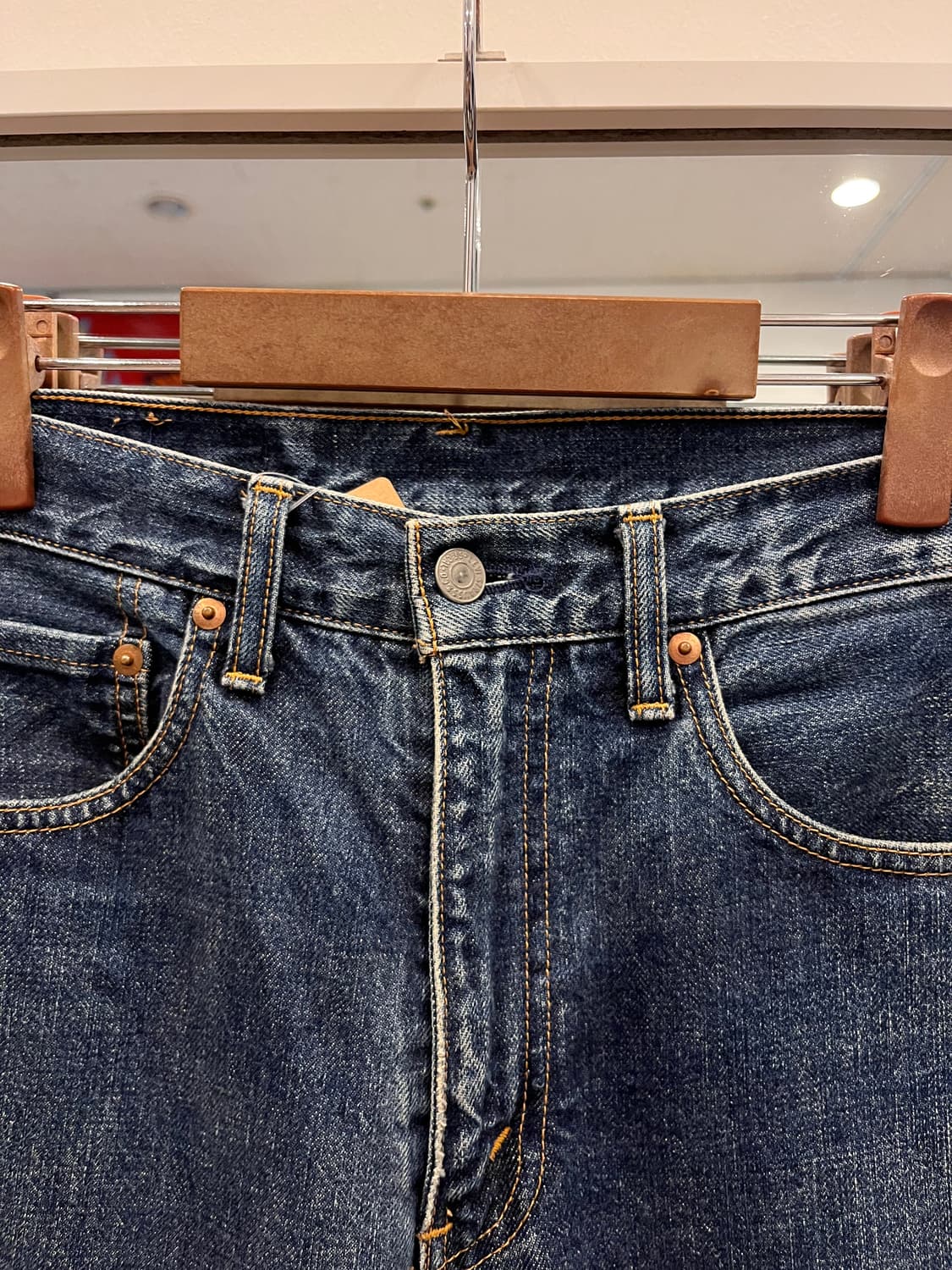 90s Levis 리바이스 502xx 셀비지 데님 팬츠 (Japan) 상품이미지2