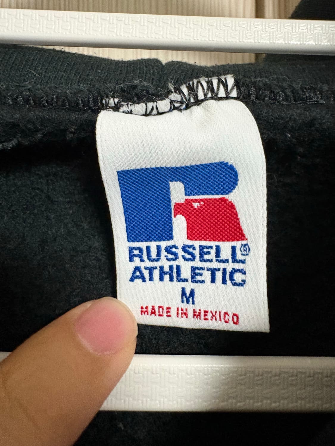 90s 러셀 후드 집업 블랙 상품이미지5