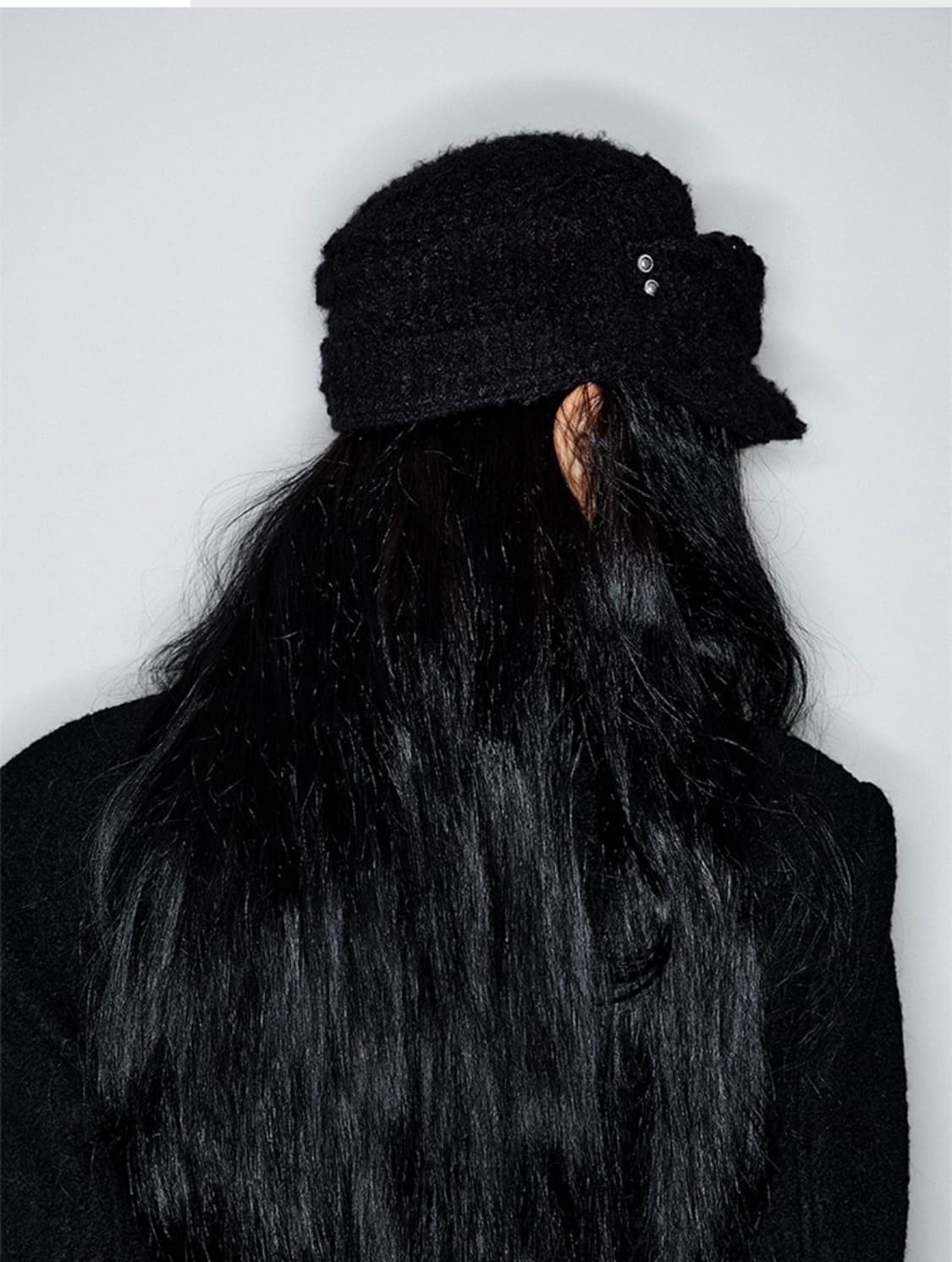 Buckle Bellboy Cap (BLACK) 상품이미지2