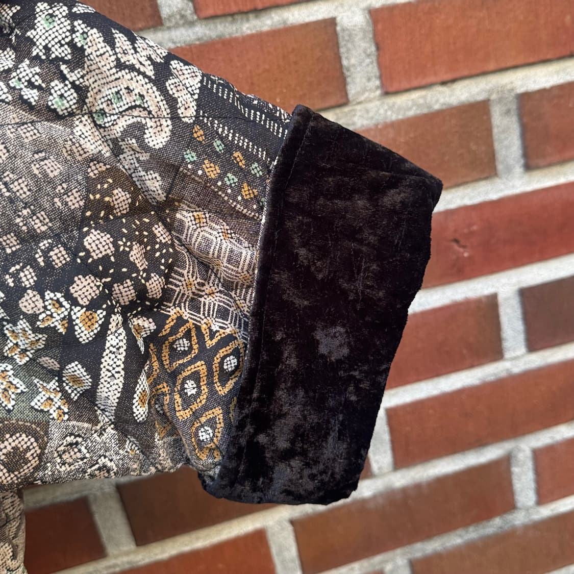 퀄팅 빈티지 패턴 자켓 B61 상품이미지4