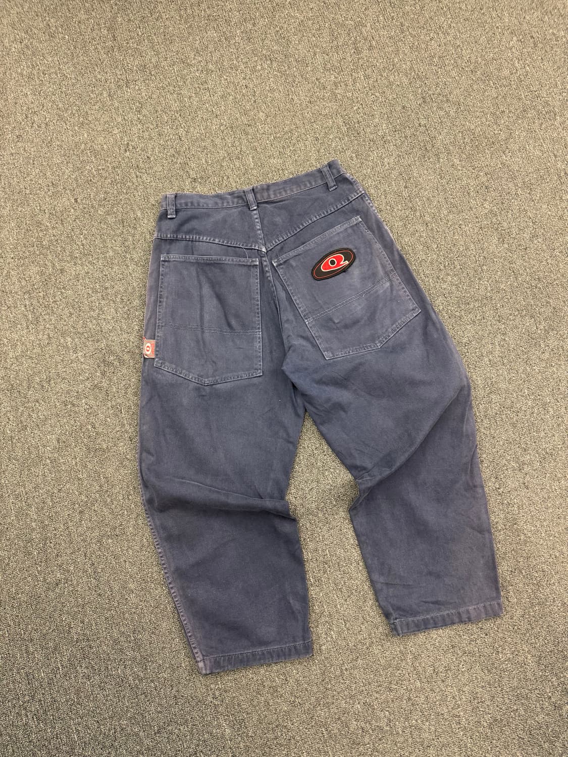 34)Ambient wear 빈티지 벌룬핏 네이비 코튼 팬츠 상품이미지5