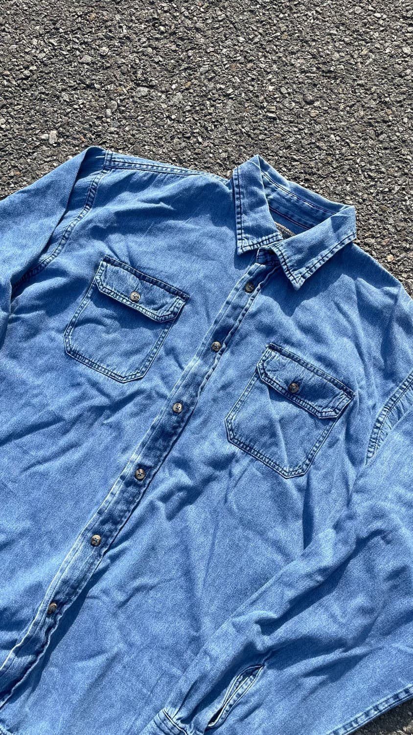 Wrangler 프리미엄 퀄리티 데님 셔츠 XL 상품이미지6