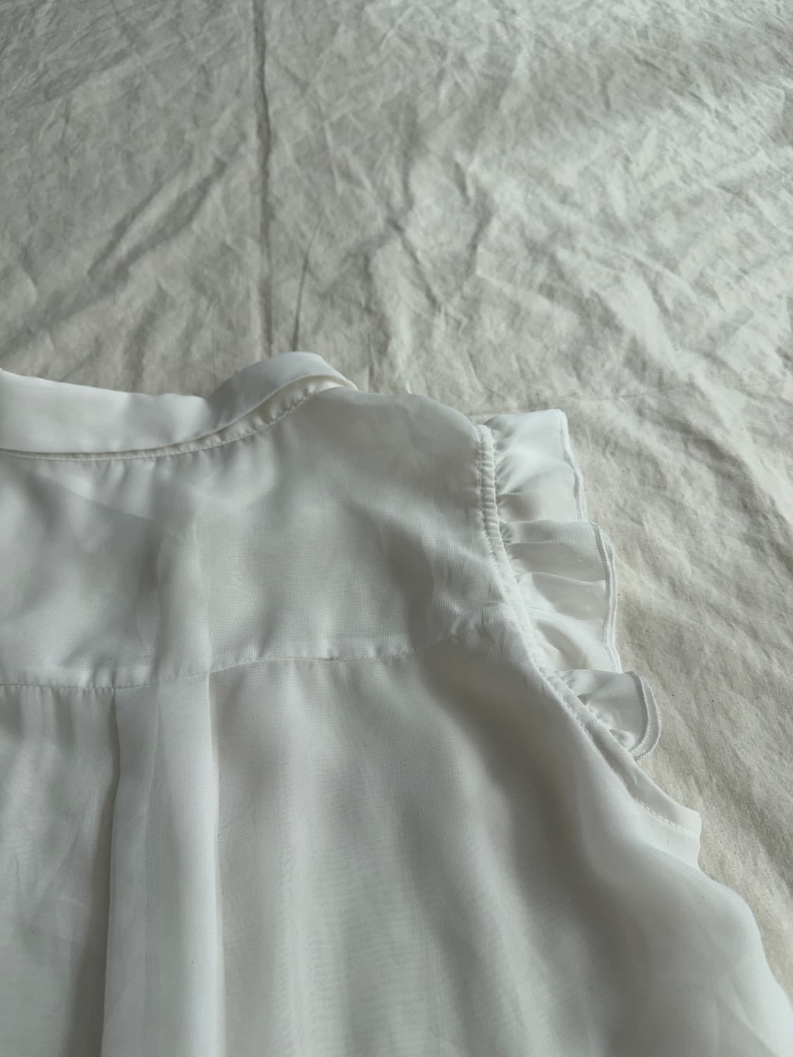 아이보리 러블리 쉬폰 블라우스 상품이미지6