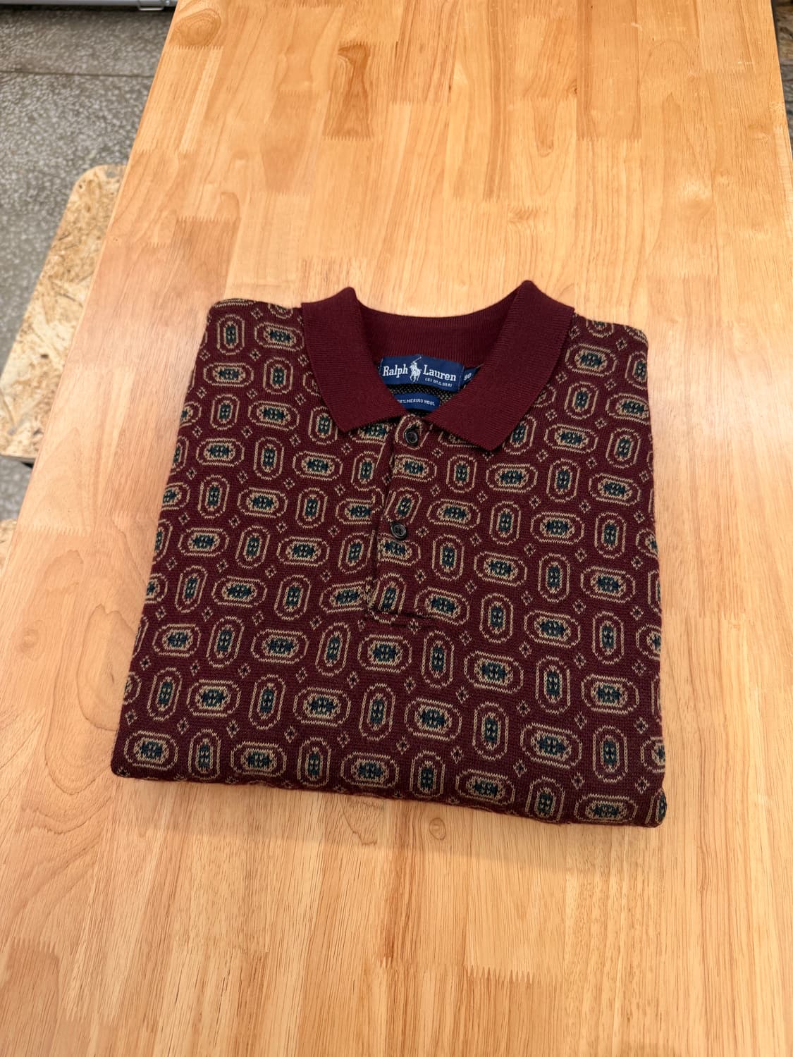 80s 폴로 카라 니트 상품이미지2