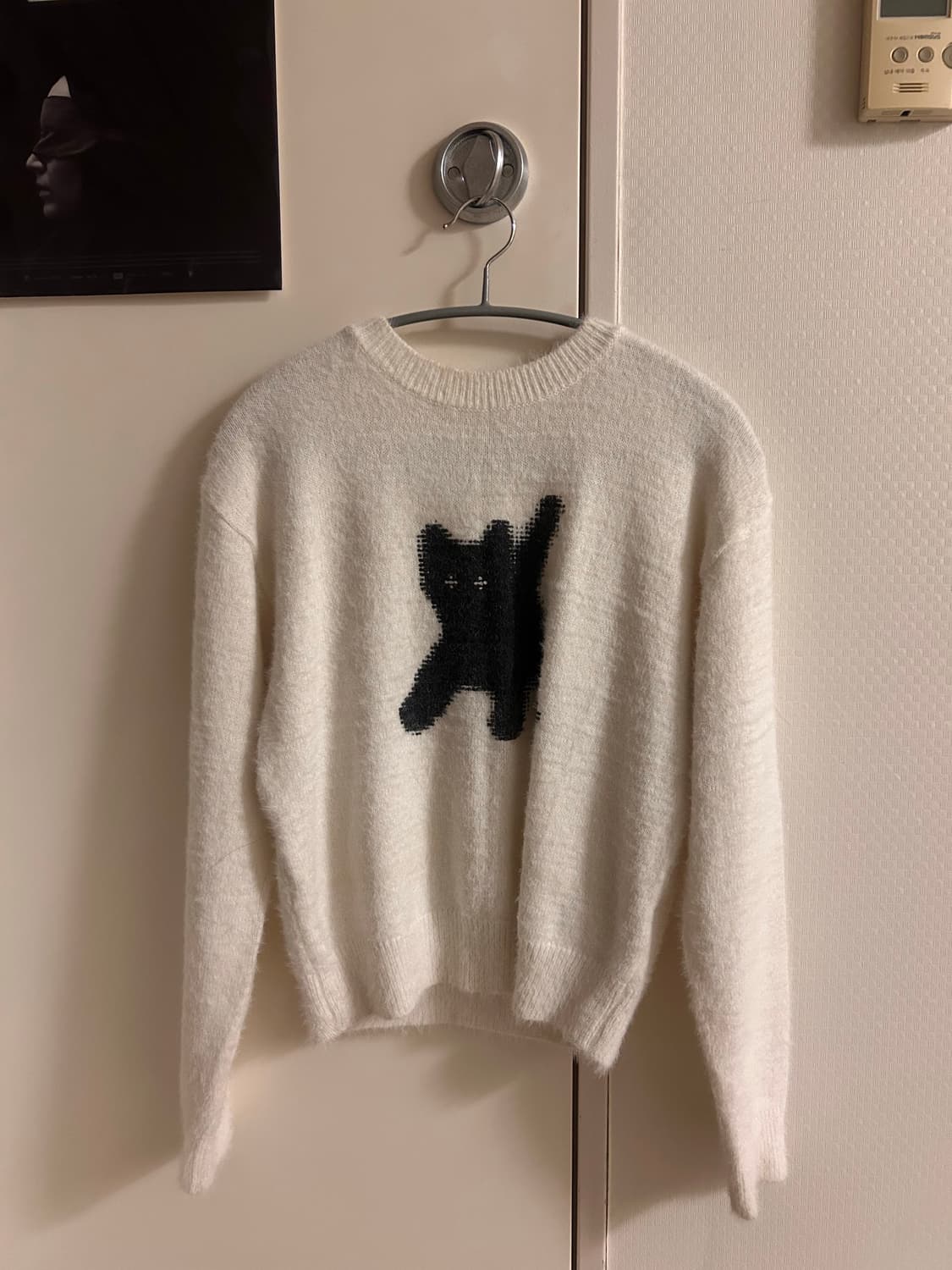 aeae 앙고라 니트 흰색 상품이미지1