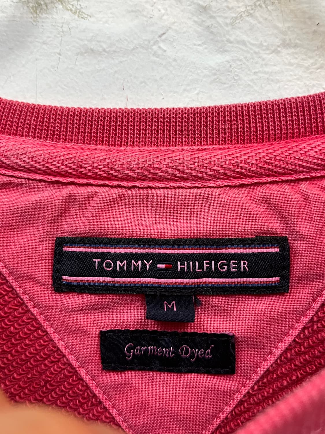 Tommy Hilfiger 핑크 스웨트 셔츠 M 상품이미지2