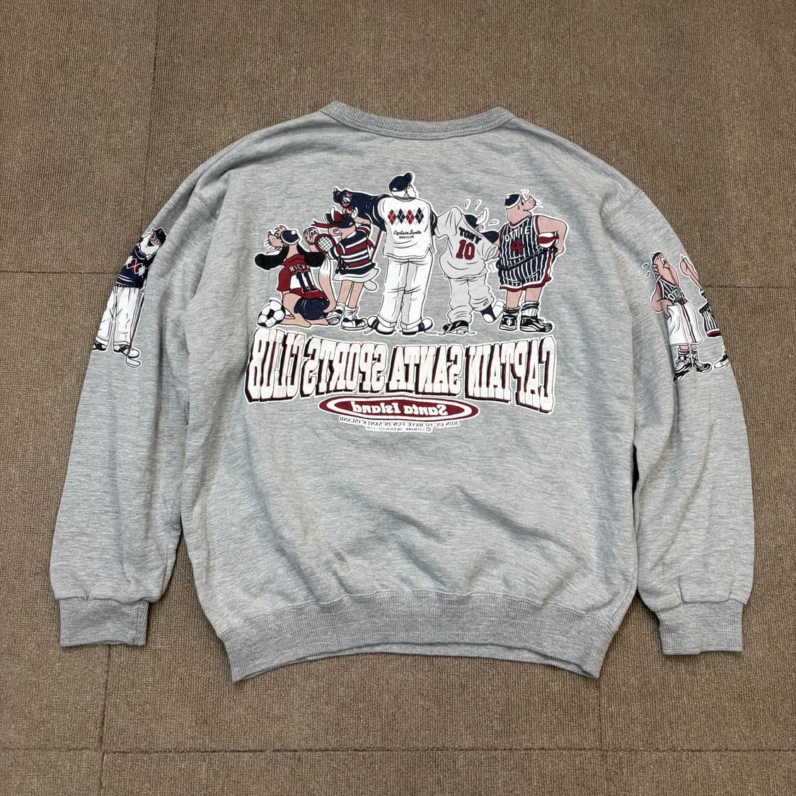 Captain santa japan 캡틴산타 프린팅 스웻셔츠 맨투맨  상품이미지5