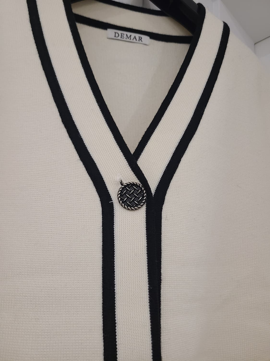 드마르 배색 가디건 상품이미지2