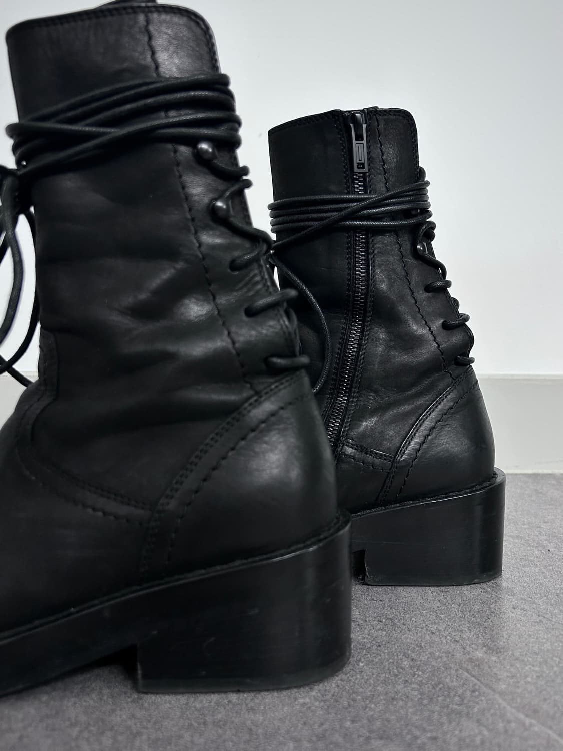 앤드뮐미스터 백 레이스업 부츠 상품이미지2