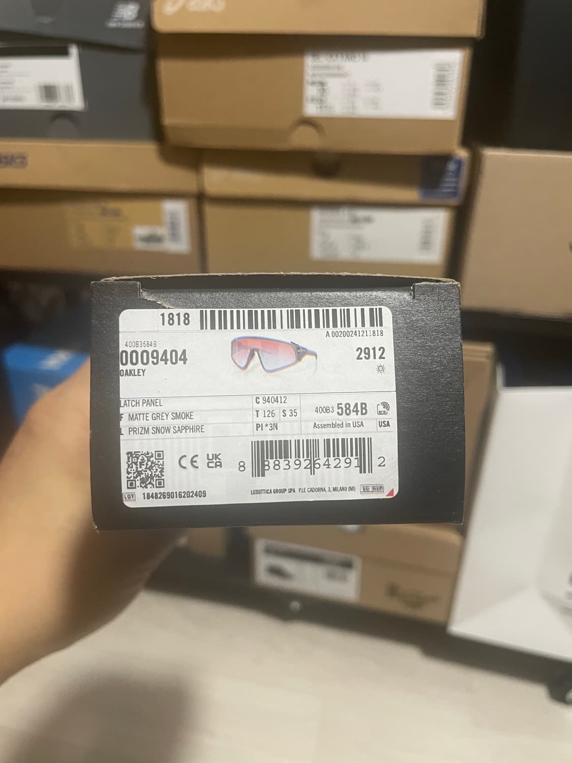 [새상품] 오클리 래치 패널 매트 그레이 스모크 (프리즘 스노우 사파이어 상품이미지2