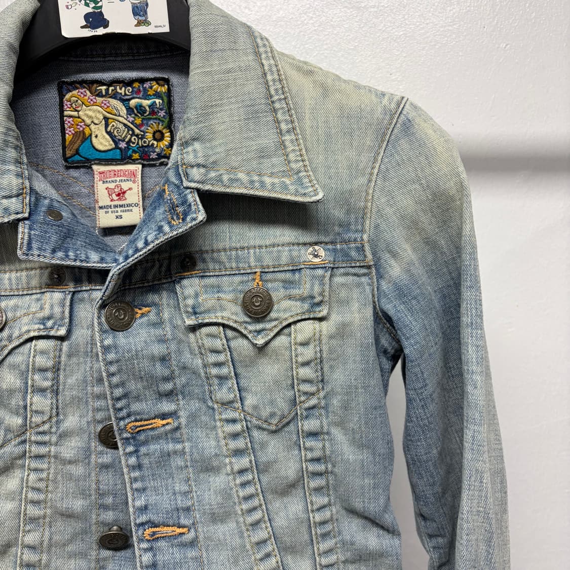 트루릴리젼 크롭 청자켓 상품이미지4