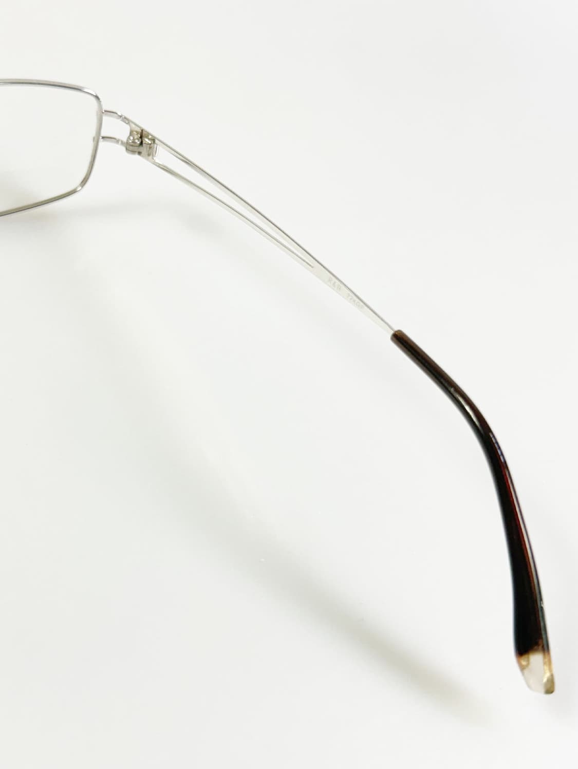 R&B EYEWEAR 실버 슬림 스퀘어 메탈 빈티지 안경 상품이미지6