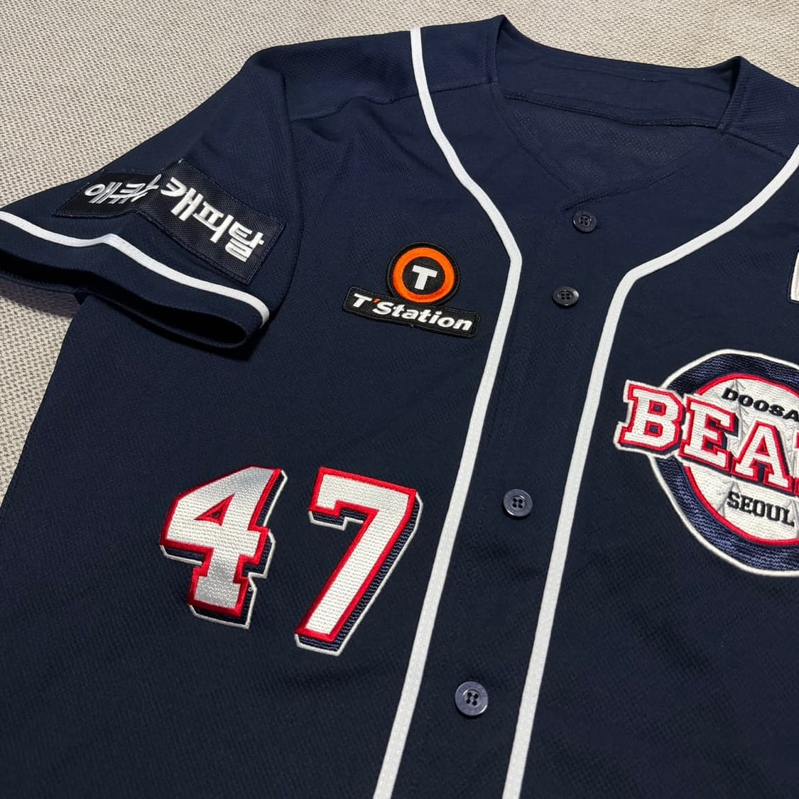 FILA(휠라) 두산베어스 곽빈 유니폼 (어센틱) 상품이미지2