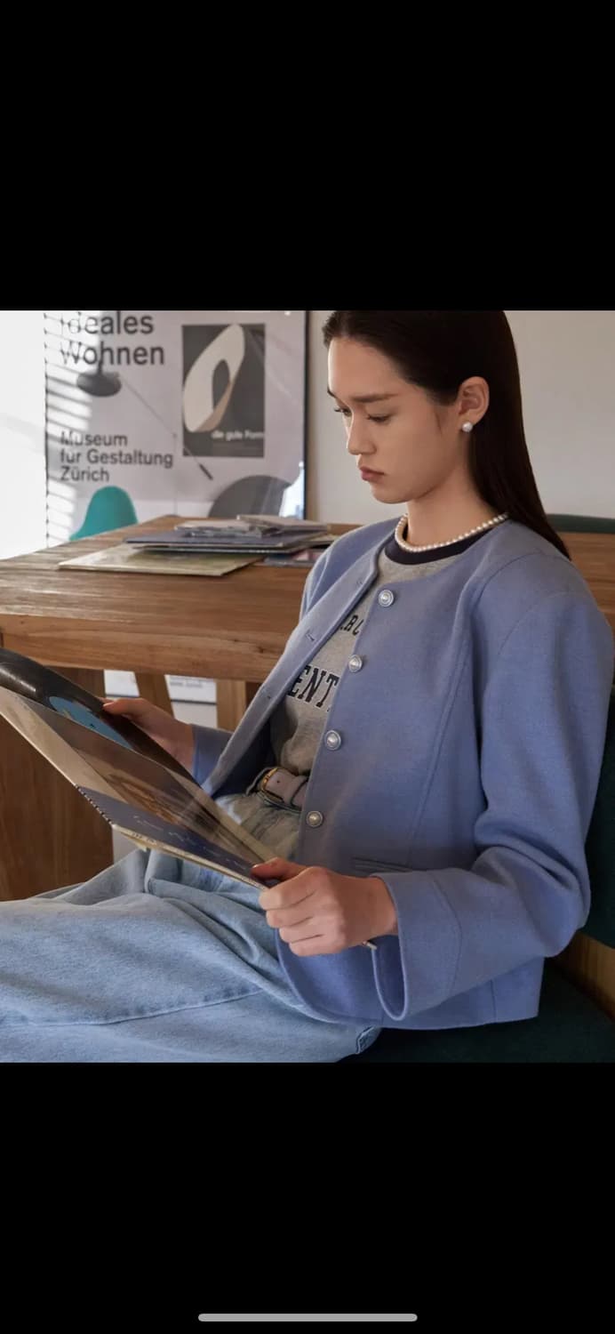 그로브 라인자켓 - 블루 상품이미지2