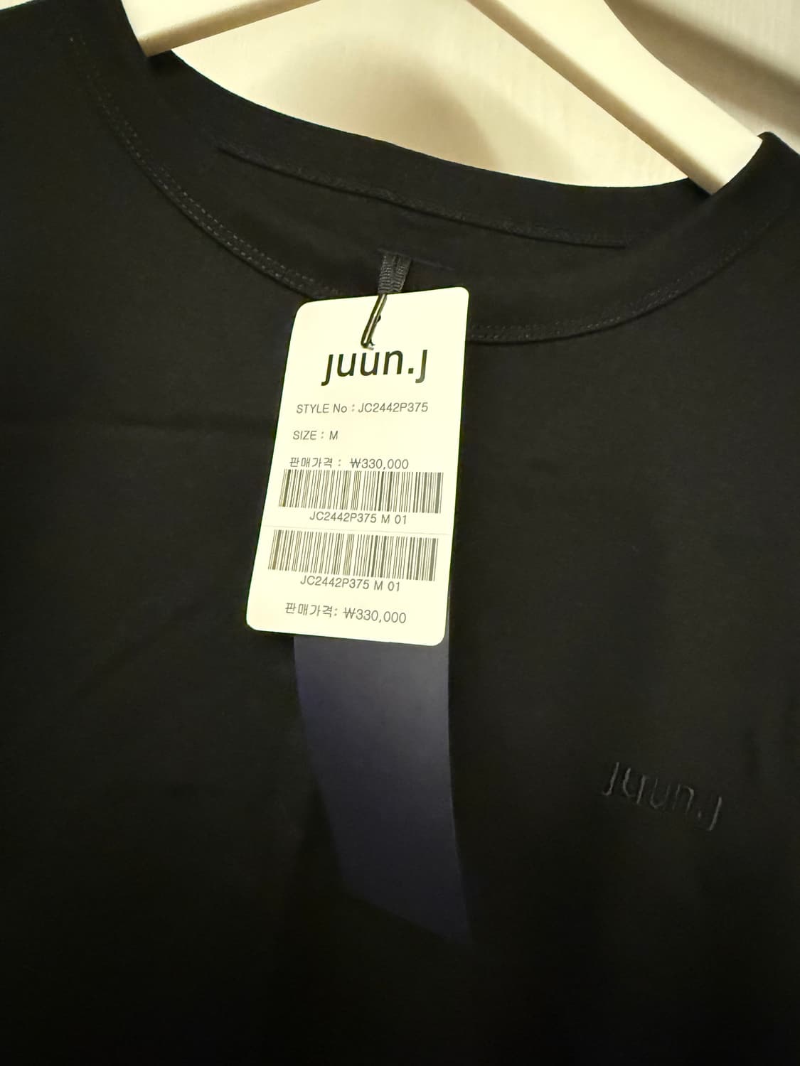 [M] 준지오버사이즈반팔 블랙 새상품 상품이미지2