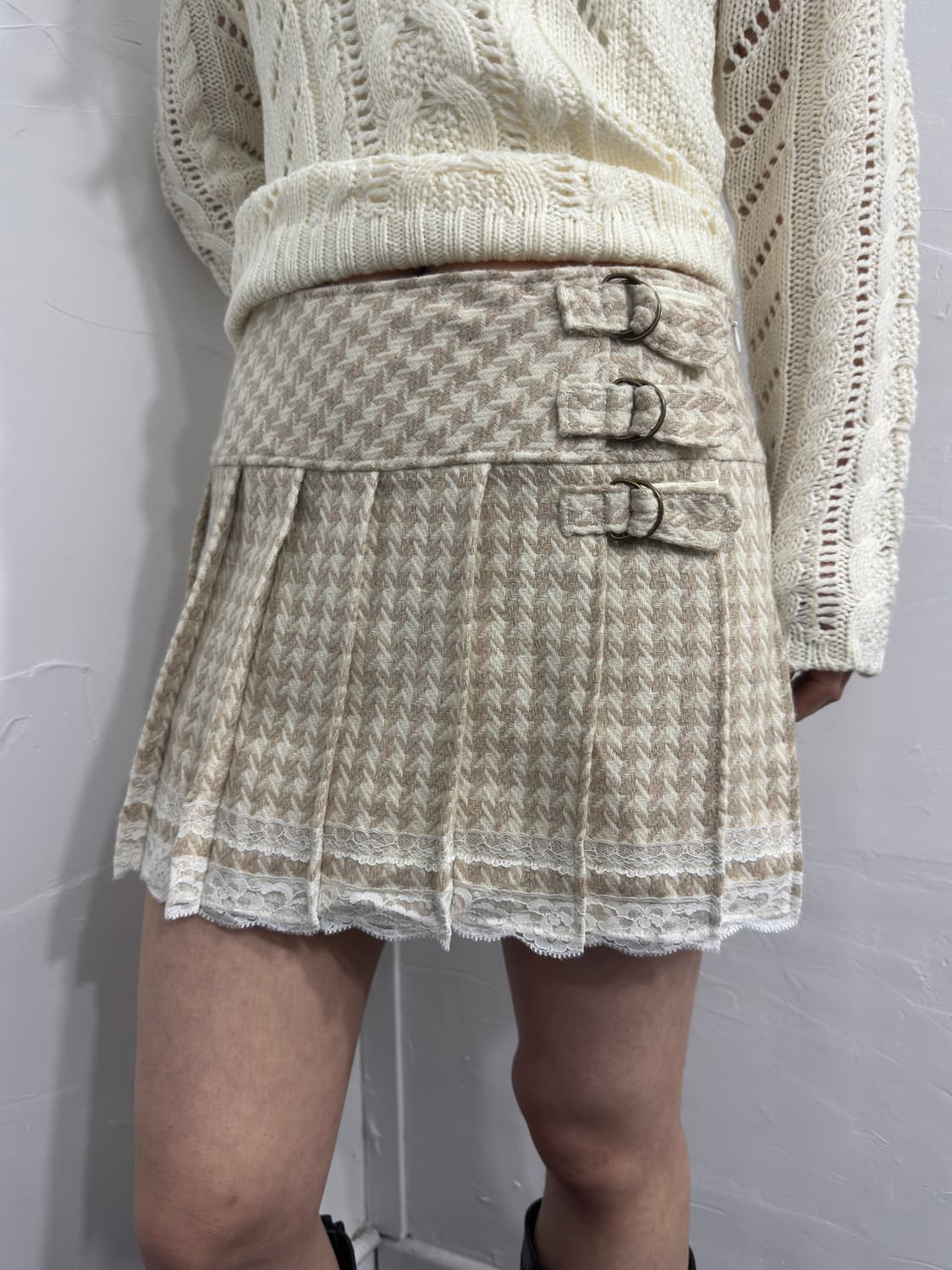liz lisa design mini wool skirt 상품이미지1