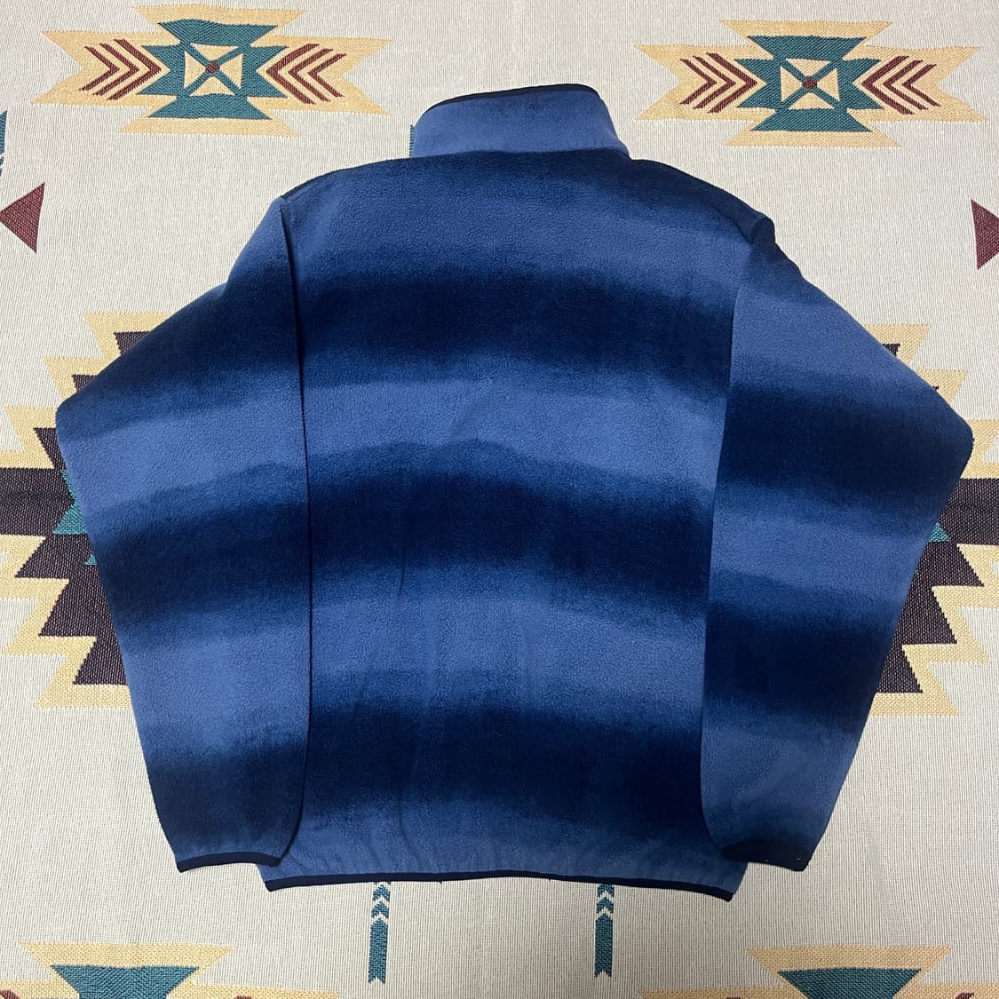 파타고니아 신칠라 스냅티 fuzzy plaid 블루 M 상품이미지7