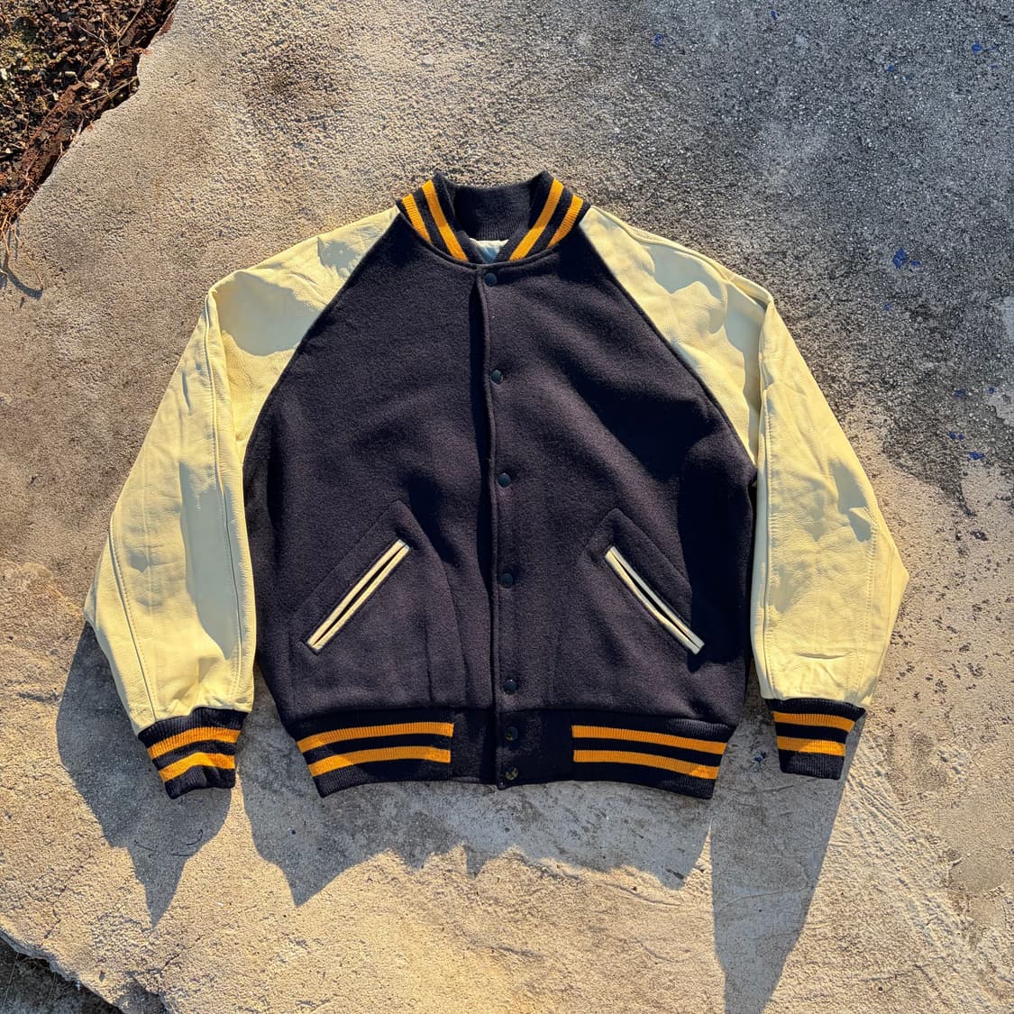 80s USA 빈티지 레글런 울 바시티 자켓 L 상품이미지1