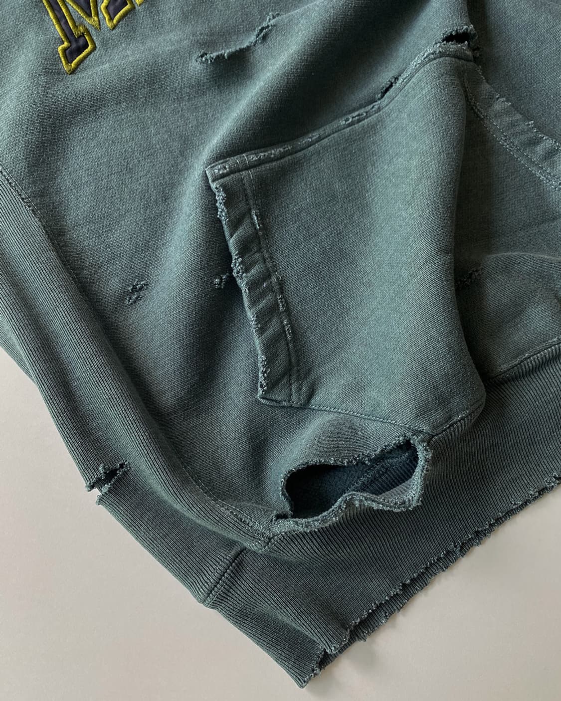 스티브앤배리스 리버스위브 다잉 디스트로이드 후드티 상품이미지7