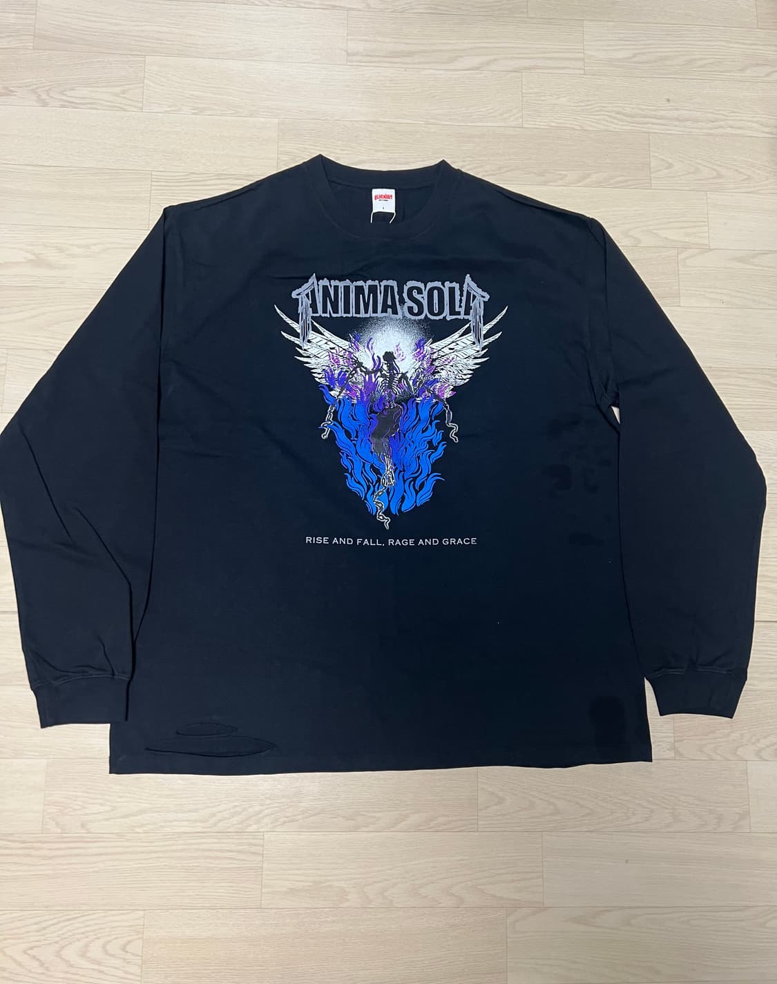 블랙아웃 롱슬리브 L사이즈 상품이미지1