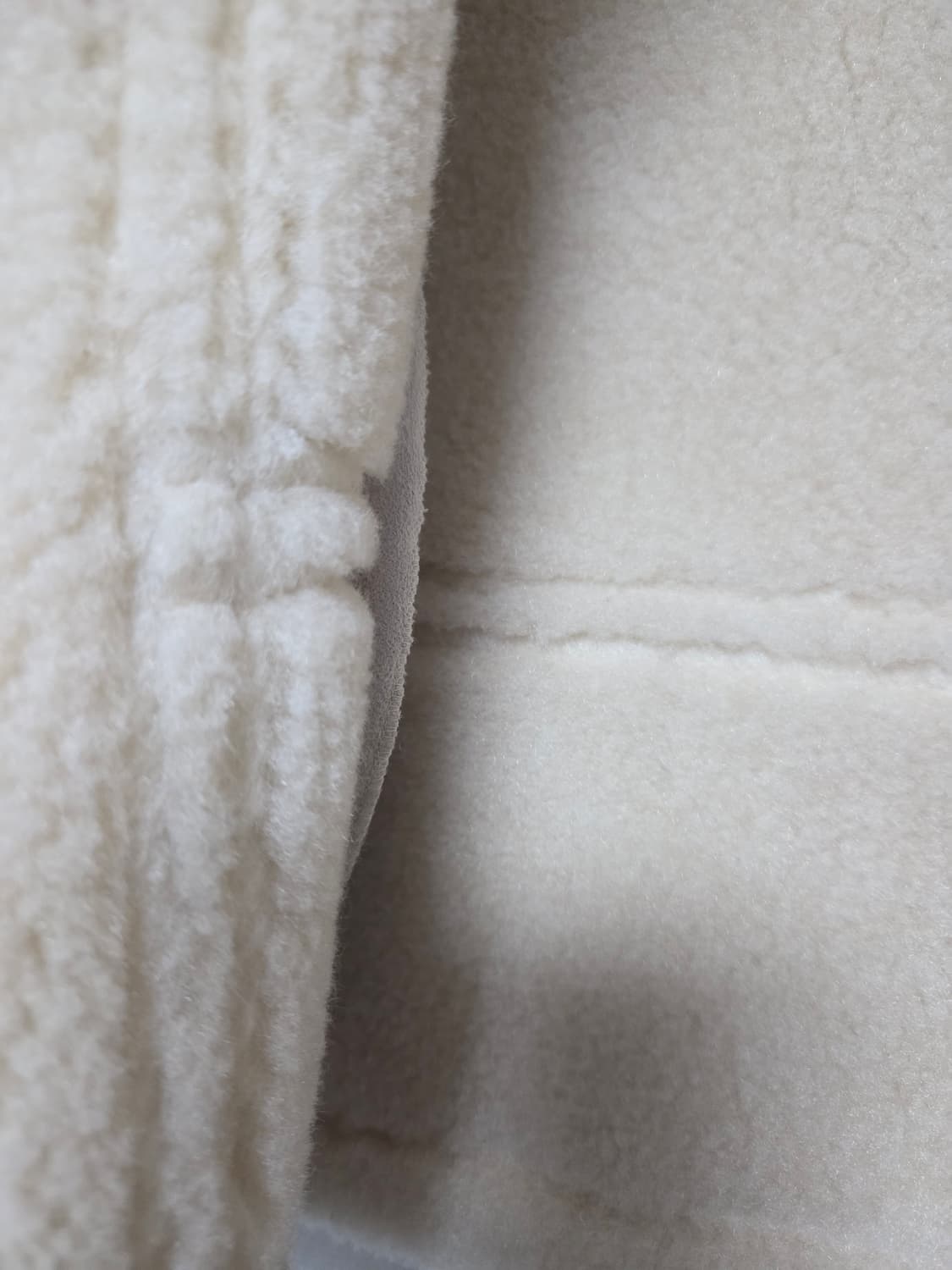 탑드레싱 크롭 무스탕 퍼 베스트 상품이미지8